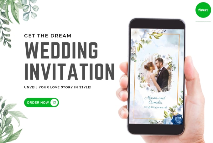 Gig Preview - Create stunning wedding invitation video