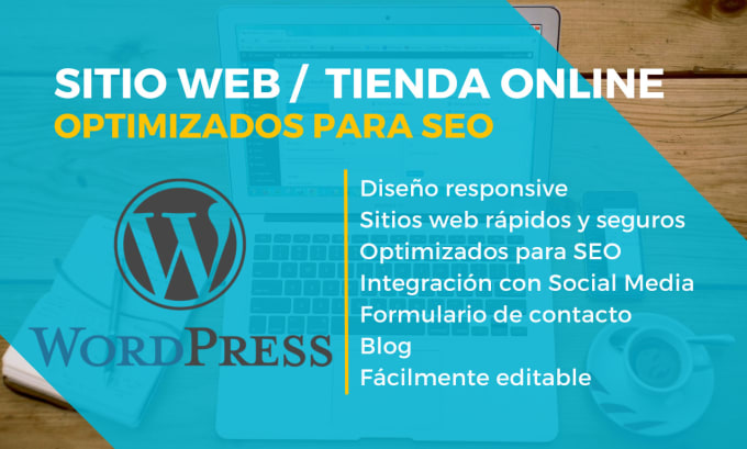 Gig Preview - Diseño de tu sitio web optimizado para SEO