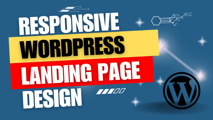 Bestseller - build responsive wordpress landing page design, redesign or revamp wordpress