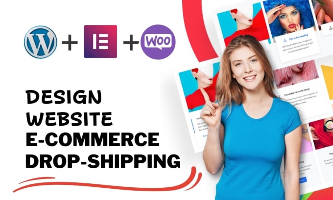 Gig Preview - Build wordpress ecommerce website and dropshipping store