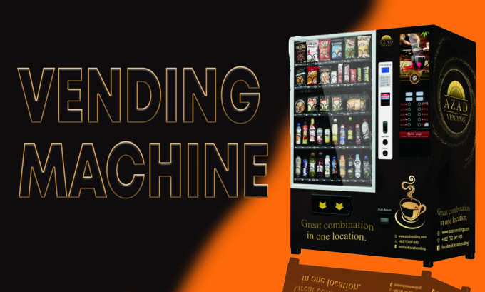 Gig Preview - Do unique vending machine wrap, 3d vending, and atm wrap design