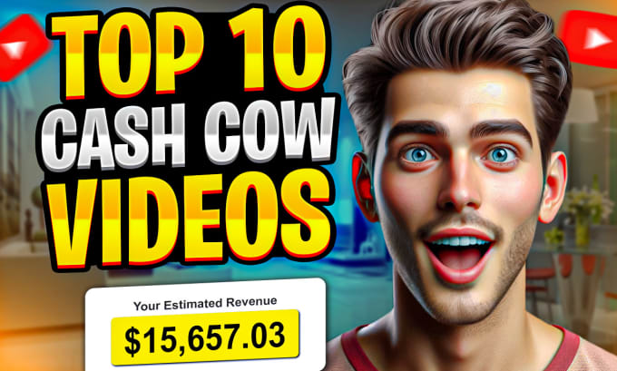 Gig Preview - Create youtube automation channel, cash cow channel or cash cow videos