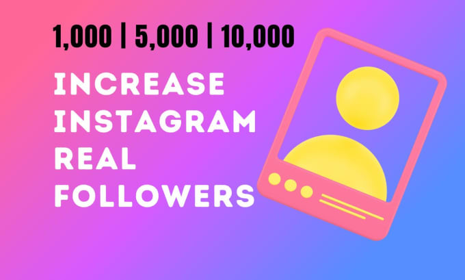 Gig Preview - Grow your instagram followers