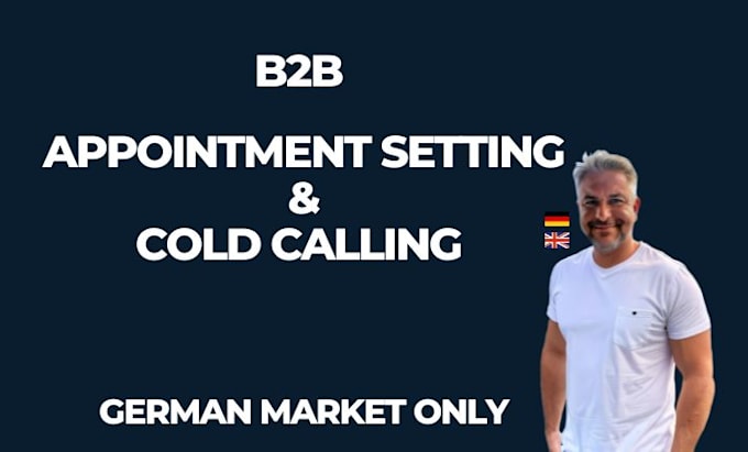 Gig Preview - Cold call your prospects b2b appointment setting for german market