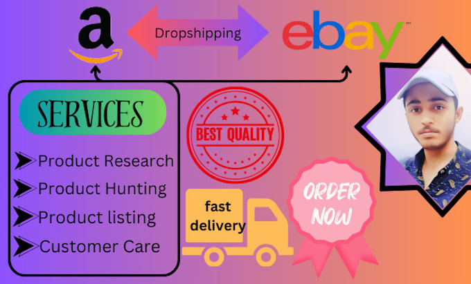 Gig Preview - Do amazon,ebay dropshipping, top product listing and hunting