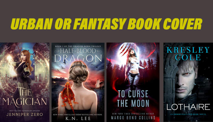 Gig Preview - Design urban book cover or fantasy book cover in 4 hours