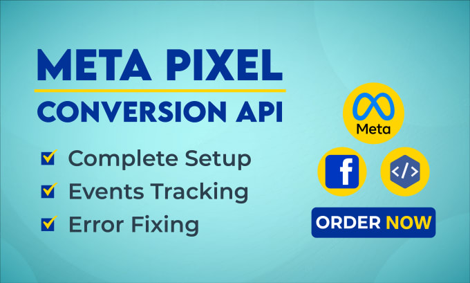 Gig Preview - Fix or setup facebook pixel and conversion API