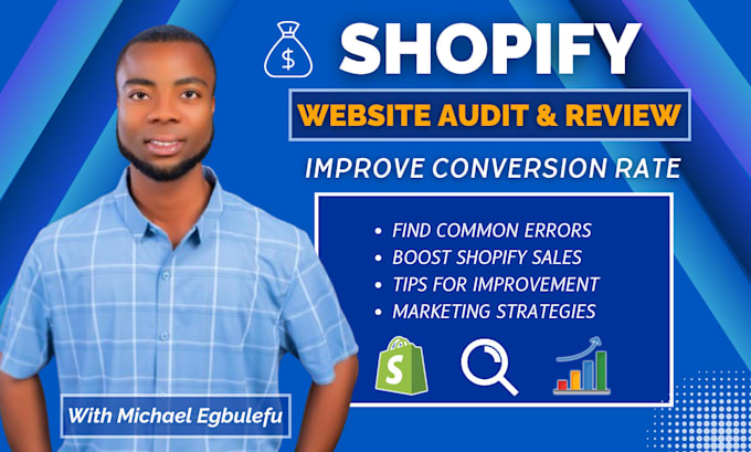 Gig Preview - Review shopify store, audit shopify ecommerce website to boost marketing sales