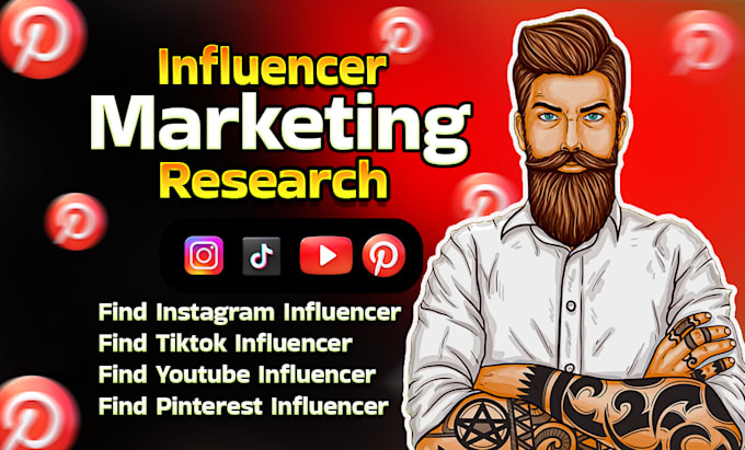 Gig Preview - Find pinterest influencers for influencer marketing