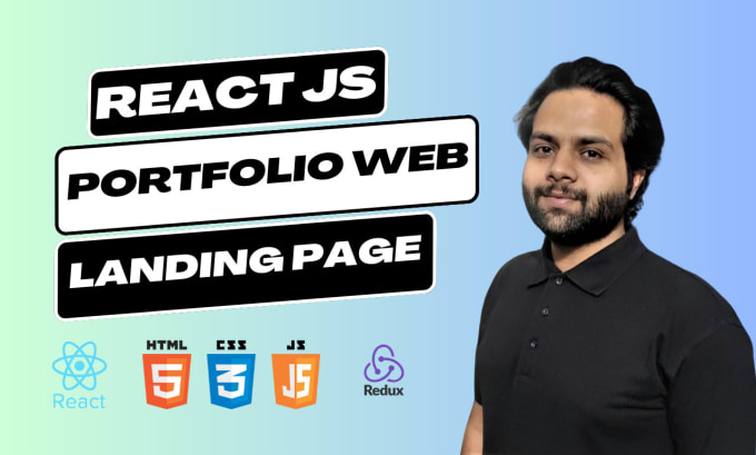 Gig Preview - Expert reactjs landing page and portfolio website