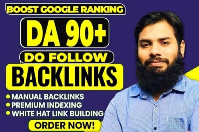 Gig Preview - Provide 200 high authority da 90 plus SEO dofollow backlinks