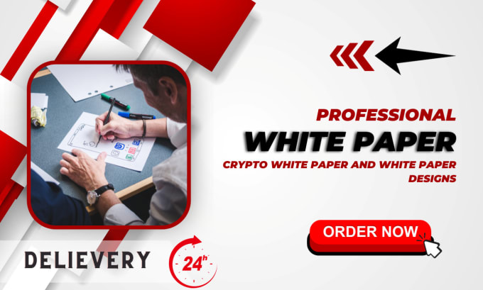 Gig Preview - Design a professional white paper and crypto white paper