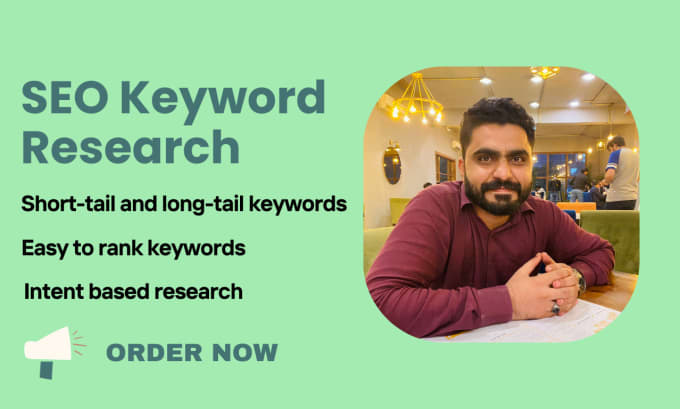 Gig Preview - Do the SEO keyword research using semrush pro