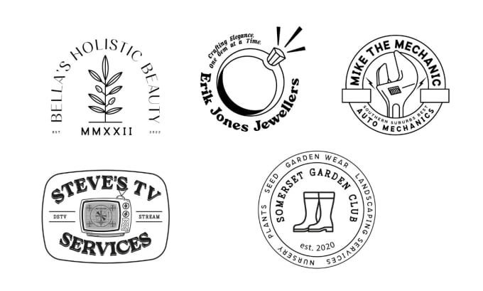 Gig Preview - Design a vintage badge logo