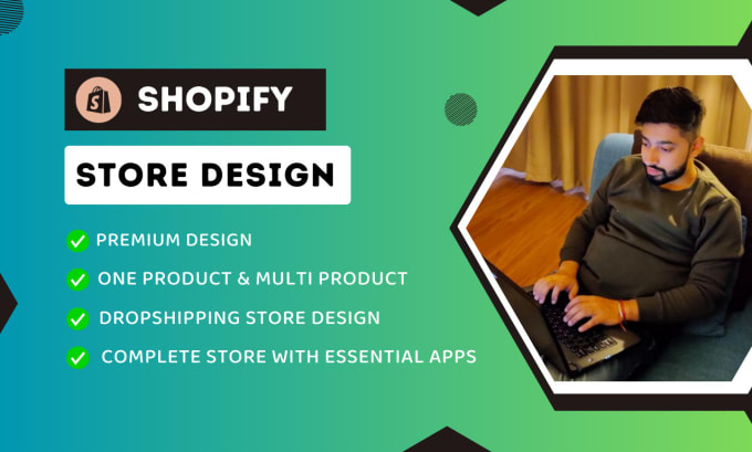 Gig Preview - Do professional shopify store design or shopify dropshipping store design