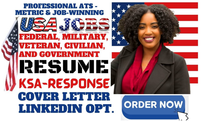 Bestseller - write federal resume, ksa response for military, government, veteran and usajobs