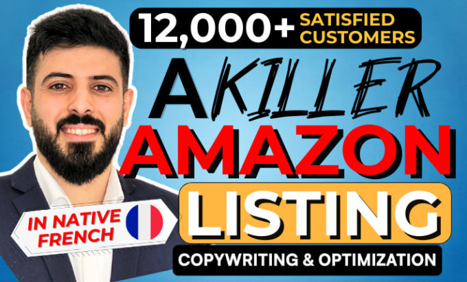 Gig Preview - Write and optimize a killer french amazon listing