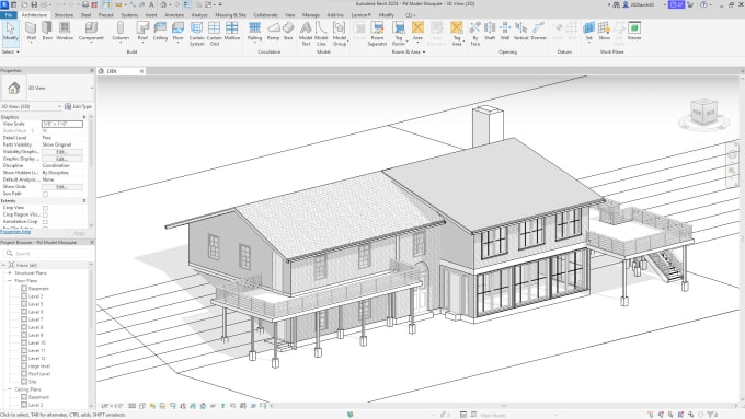 Gig Preview - Do 3ds and architectural drawings in autocad and revit