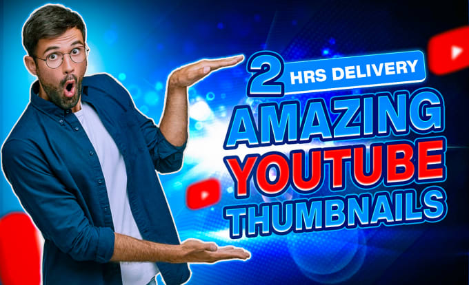 Gig Preview - Design  attractive youtube thumbnail in 2 hours