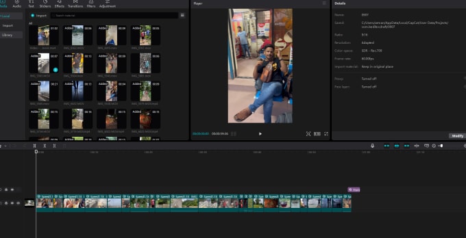 Gig Preview - Do capcut video editing for tiktok or  instagram reels