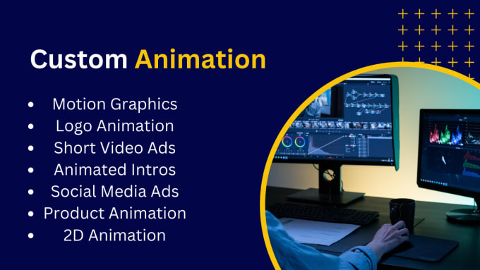 Gig Preview - Create custom motion graphics,2d animation and logo animate