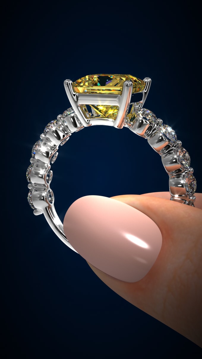 Gig Preview - Do 3d creative jewellery visualisation