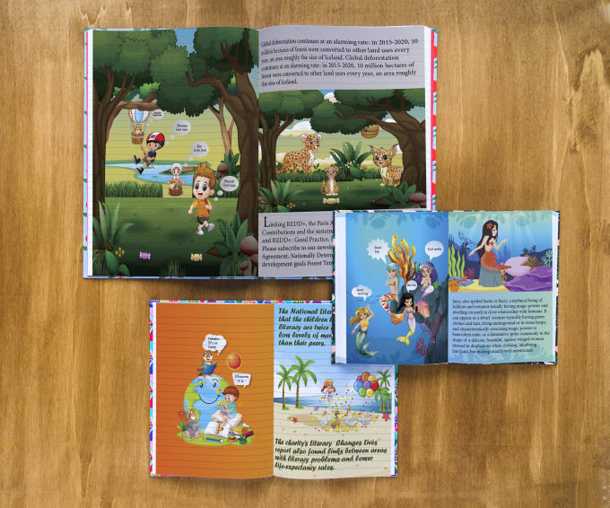 Gig Preview - Design your children story book interior