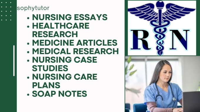 Gig Preview - Do nursing essays, case studies, research, summaries and care plans