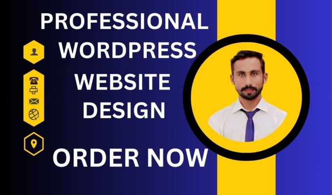 Gig Preview - Create fully professional wordpress website design and business website