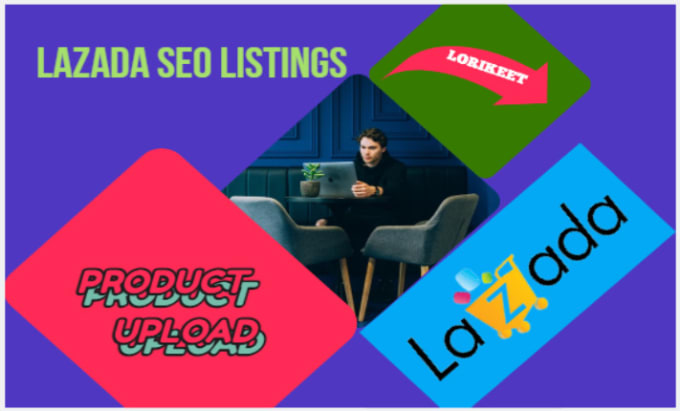 Gig Preview - Lazada SEO product listings, lorikeet design