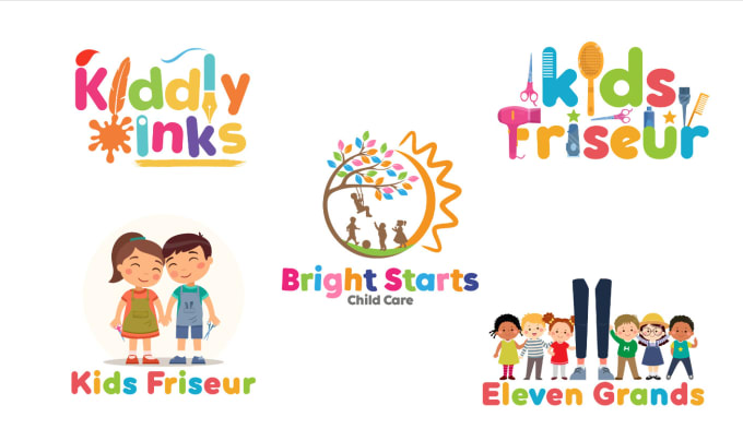 Gig Preview - Make a unique toy and children logo design for your company