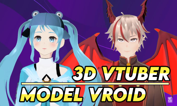 Gig Preview - Make 3d vtuber anime avatar for vroid or vrchat