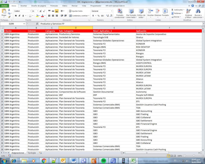 Gig Preview - Load data in excel