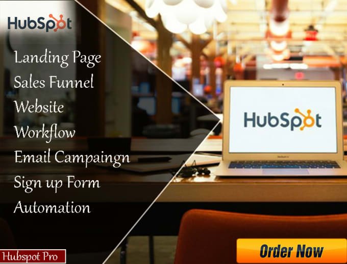 Gig Preview - Build converting hubspot sales funnel, landing page, website