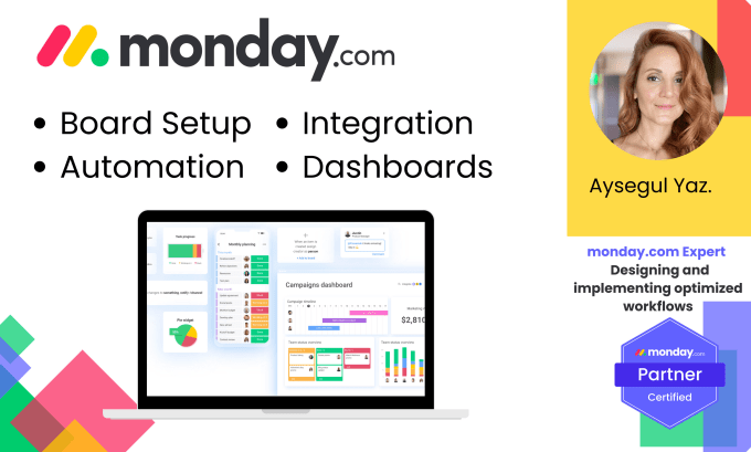 Gig Preview - Be your monday consultant,setup monday boards, automations