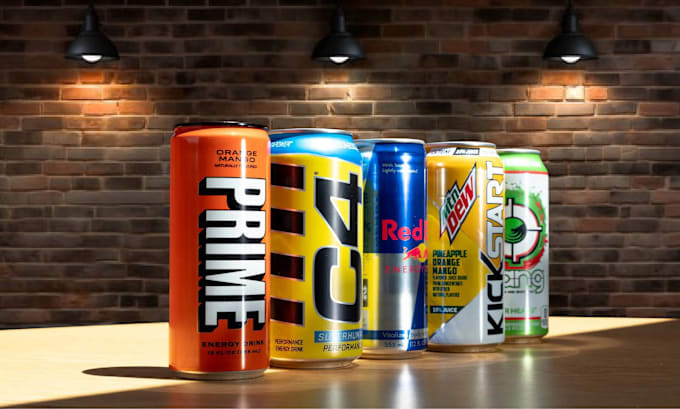 Bestseller - design energy drink and can label, beverages label, juice label