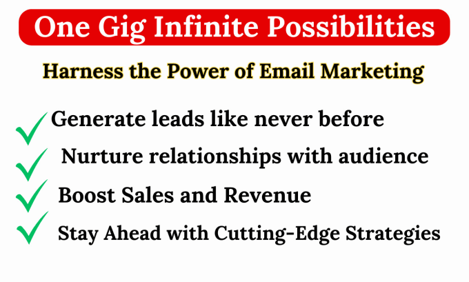 Gig Preview - Do email marketing, email newsletter, email copywriting