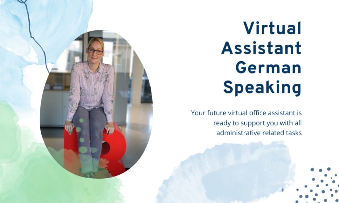 Gig Preview - Be your german speaking virtual assistant