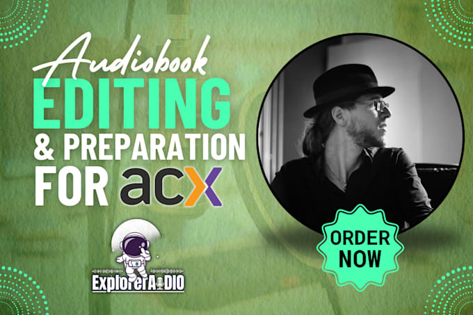 Gig Preview - Produce your audio book for acx