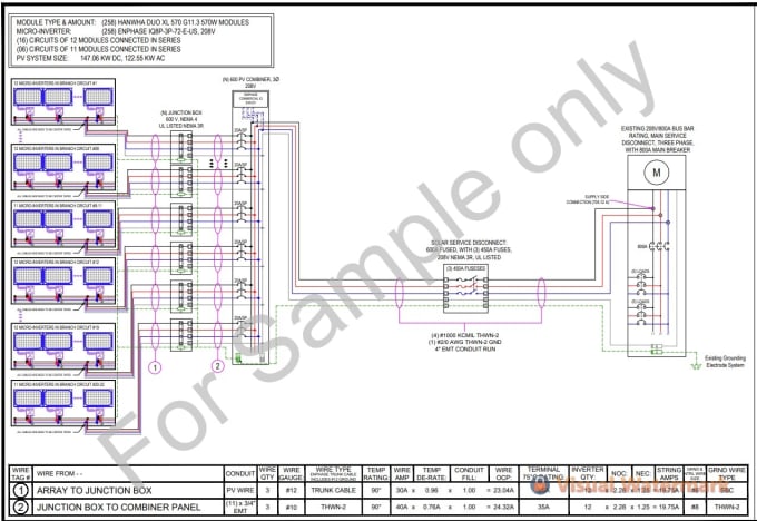 Gig Preview - Create solar permit design and uk and USA