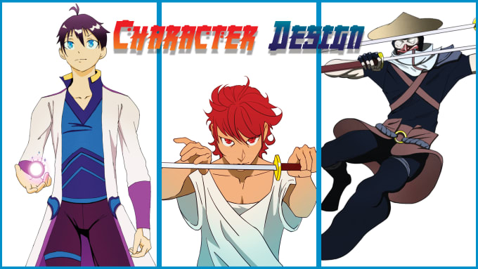 Gig Preview - Draw anime, comic, webtoon, character design for you