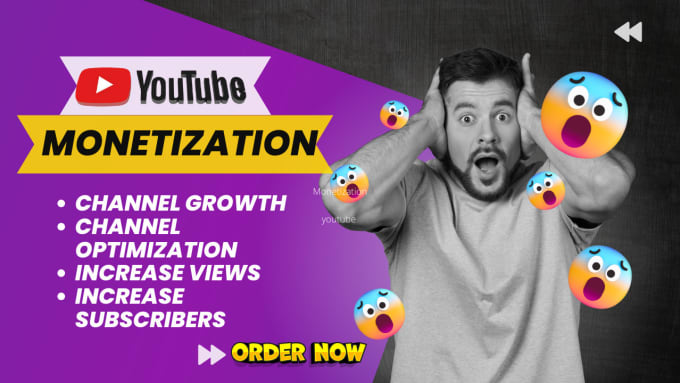 Gig Preview - Do youtube channel monetization