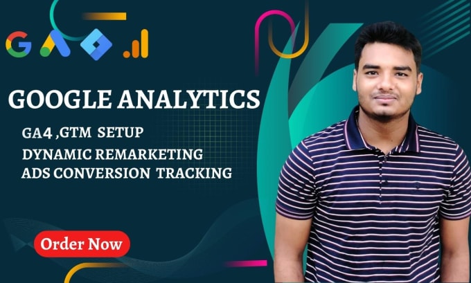 Gig Preview - Setup google analytics 4, conversion tracking with GTM, ga4