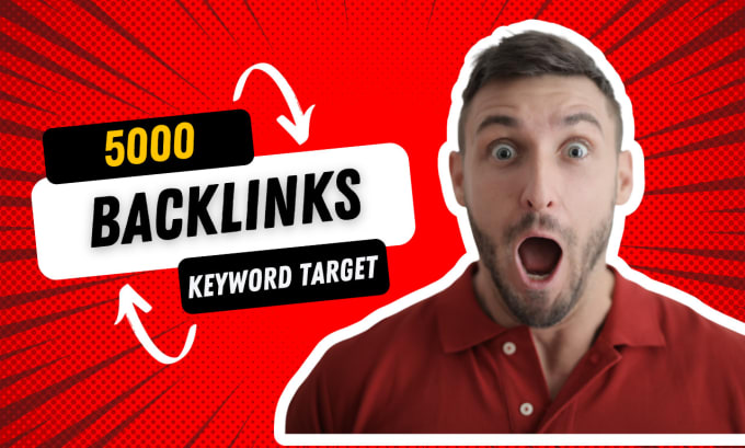 Gig Preview - Do keyword target 5000 dofollow SEO backlinks