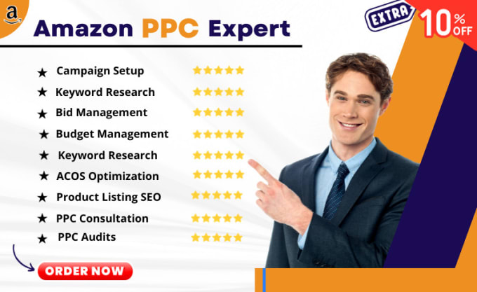 Gig Preview - Manage amazon fba ppc ads campaign high roas for UK, US, cad, germany market