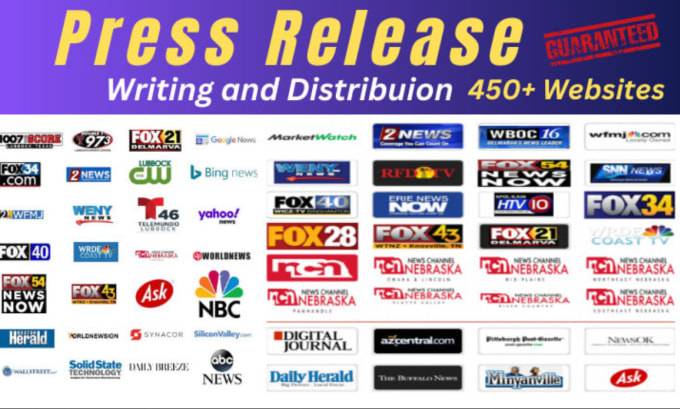 Bestseller - send your press  release  to 400 relevant news, tvs, news and blogs