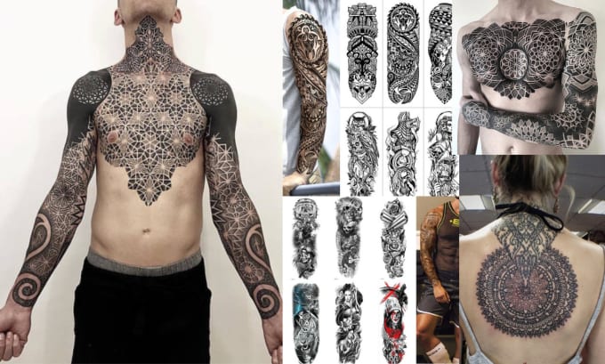 Gig Preview - Design your sleeve tattoo in geometric style