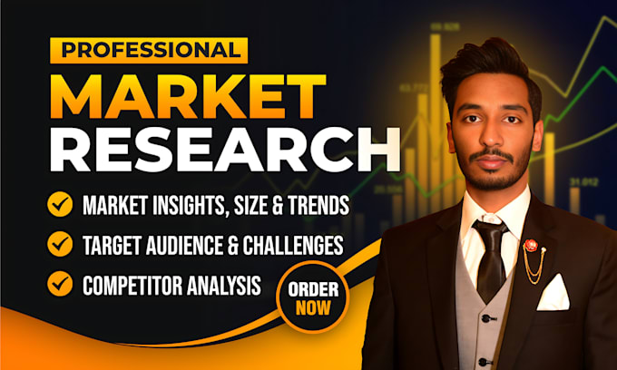 Gig Preview - Do market research, competitor analysis, swot, pestle, lead generation