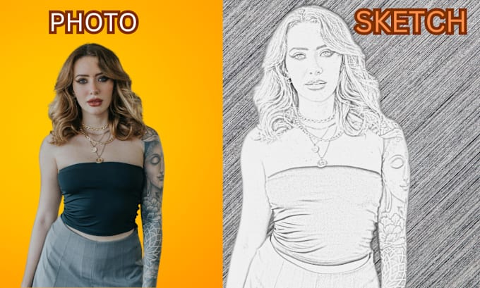 Gig Preview - Draw a pencil sketch from your photo