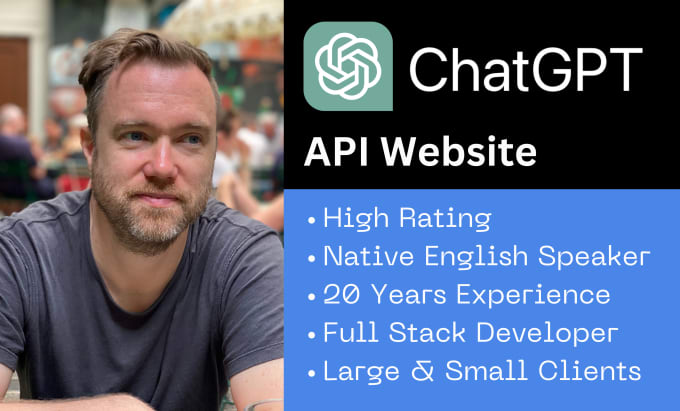 Gig Preview - Develop a webapp based on the ai chatgpt API